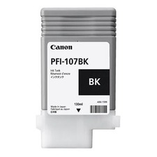 Canon ink PFI107BK, black, 130ml, 6705B001, - prošlá expirace (2021); obal B (viz. popis)