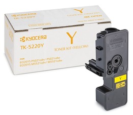 Kyocera originální toner TK-5220Y, yellow, 1200str., 1T02R9ANL1, Kyocera 5521, 5521cdn, 55