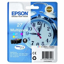 Epson originální ink 13T27054012, 27, color, 3x3,6ml, Epson WF-3620, 3640, 7110, 7610, 762