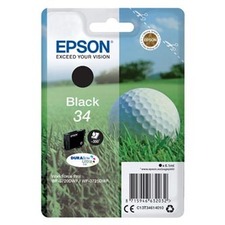 Epson originální ink C13T34614010, T346140, black, 6.1ml, Epson WF-3720DWF, 3725DWF