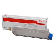 Toner OKI C831/841, cyan, 44844507, 10000s, O - poškození obalu B (viz. popis)
