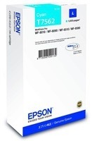 Epson originální ink C13T756240, T7562, L, cyan, 1500str., 14ml, 1ks, Epson WorkForce Pro
