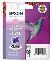 Epson originální ink C13T08064011, light magenta, Epson Stylus Photo PX700W, 800FW, R265,