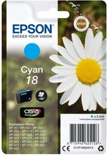Epson originální ink C13T18024012, T180240, cyan, 3,3ml, Epson Expression Home XP-102, XP-