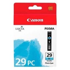 Inkoustová cartridge Canon Pixma Pro 1, PGI-29PC, photo cyan, 4876B001, 36 ml,pošk. obal B