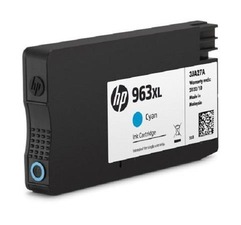 HP originální ink 3JA27AE, HP 963XL, cyan, 1600str., 22.92ml, high capacity, HP Officejet