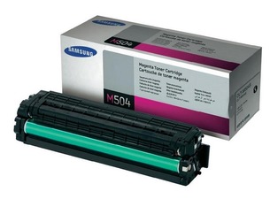 Toner Samsung, magenta, CLT-M504S - poškození obalu E (viz. popis)(HP)