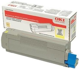 OKI originální toner 46443101, yellow, 10000str., high capacity, OKI C833, C843