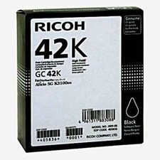 Ricoh originální gelová náplň 405836, black, 10000str., GC 42K, Ricoh SG K3100DN, Aficio S