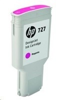 HP originální ink F9J77A, HP 727, magenta, 300ml, HP DesignJet T1530, T2530, T930