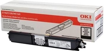 Toner OKI C110/130n/MC160, black, 44250724, 2500s, O
