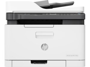 HP Color Laser MFP 179fnw, předdváděcí tiskárna, nátisk 12 stran, SN:CNB1R663CD