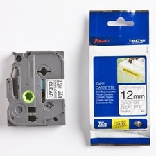 Páska do tlačiarne štítkov Brother, TZ-S131, 12mm, čierna tlač/priesvitný pod., extrémne a