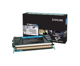 Tonerový cartridge Lexmark X748DE, X748DTE, cyan, X748H1CG, 10000s, return, high capacity,