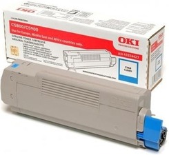 Toner OKI C5800, 5900, cyan, 43324423, 5000s, O