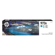 HP ink F6T81AE, HP 973X, cyan - prošlá expirace (2025); obal B (viz. popis)