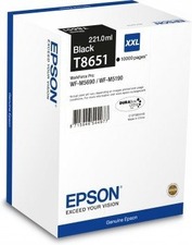 Epson originální ink C13T865140, T8651, XXL, black, 10000str., 221ml, 1ks, Epson WorkForce
