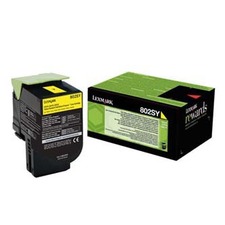 Originální toner, Lexmark, yellow, 80C2SY0 - poškození obalu D (viz. popis)