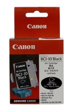 Originální cartridge Canon BCi-10 , 0956A002 - poškození obalu B (viz. popis)