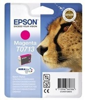 Epson originální ink C13T07134011, magenta, 270str., 5,5ml, Epson D78, DX4000, DX4050, DX5