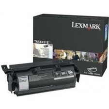 Lexmark originální toner T654X31E, black, 36000str., extra high capacity, Lexmark T654, co
