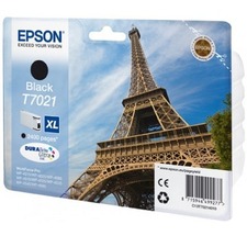 Inkoustová cartrige, Epson, Epson WorkForce Pro WP4000, 4500 series, black, C13T70214010,