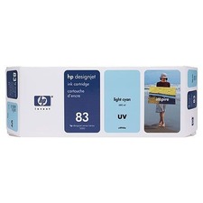 Inkoustová cartridge HP DesignJet 5000, PS, UV, 5500, PS, UV, C4944A, light cyan, No. 83,