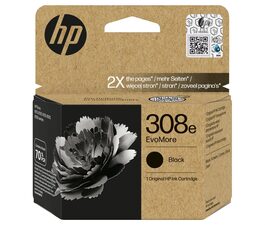 HP originální ink EvoMore 7FP22UE, HP 308e, black, 320str.