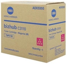 Konica Minolta toner A0X5355, magenta, TNP- poškozený obal B (viz. popis)