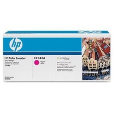 Tonerová cartridge HP, magenta, CE743A - poškození obalu C (viz. popis)