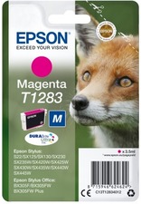 Epson originální ink C13T12834012, T1283, magenta, 3,5ml, Epson Stylus S22, SX125, 420W, 4