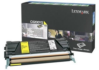 Tonerový cartridge Lexmark C530, yellow, C5200YS, 1500s, return, O