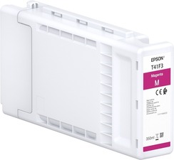 Epson originální ink C13T41F340, T41F340, magenta, 350ml, Epson SureColor SC-T3400, SC-T34