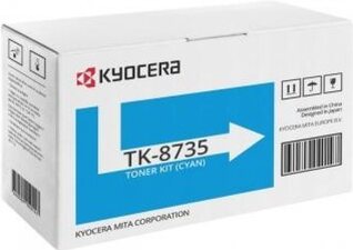 Kyocera originální toner TK-8735C, cyan, 40000str., 1T02XNCNL0, Kyocera TASKalfa 7052ci, T