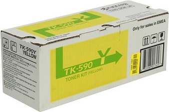 Toner Kyocera Mita, yellow, TK590Y- poškození obalu D (viz. popis)