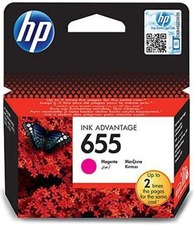 HP CZ111AE#BHK, No.655, magenta - expirace (2025); obal B (viz. popis)