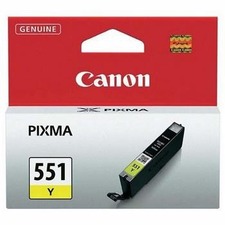Canon originální ink CLI551Y, yellow, 7ml, 6511B001, Canon PIXMA iP7250, MG5450, MG6350