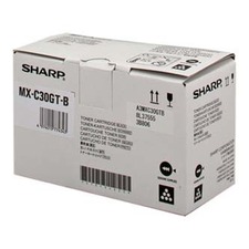 Sharp originální toner MX-C30GTB, black, 6000str., Sharp MX-C250FE/C300WE