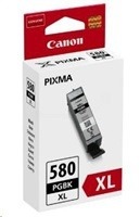 Canon originální ink PGI-580PGBK XL, black, 18.5ml, 2024C001, high capacity, Canon PIXMA T