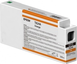 EPSON Ink Cartridges Singlepack Orange T824A00 UltraChrome HDX 350ml