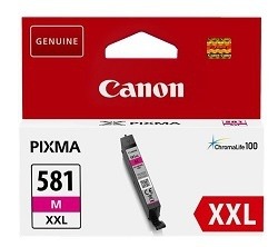 Canon originální ink CLI-581M XXL, magenta, 11.7ml, 1996C001, very high capacity, Canon PI