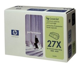Tonerová cartridge HP black, C4127X - poškození obalu kategorie E (viz. popis)