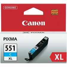Canon originální ink CLI551C XL, cyan, 11ml, 6444B001, high capacity, Canon PIXMA iP7250,