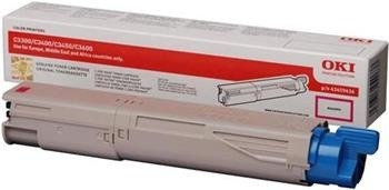 Toner OKI C3300n/C3400n/C3450/C3600n, magenta, 43459434, 1500s, O - poškození obalu B (viz