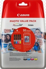 Canon cartridge XL CLI-551 C/M/Y/BK PHOTO VALUE