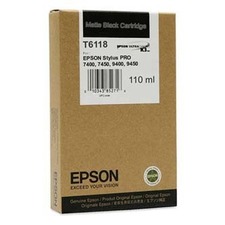 Epson originální ink C13T611800, matte black, 110ml, Epson Stylus Pro 7400, 7450, 7800, 78
