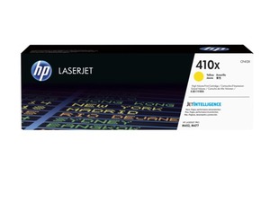 Originální toner HP LJ Pro, CF412X, 410X, yellow - poškození obalu B (viz. popis)