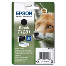 Epson originální ink C13T12814012, T1281, black, 5,9ml, Epson Stylus S22, SX125, 420W, 425