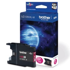 Inkoustová cartridge Brother MFC-J6910DW, LC1280XLM, magenta, 1200s, high capacity,O