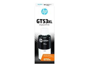 HP originální ink bottle 1VV21AE, GT53, black, 6000str., 135ml, HP Deskjet GT 5810, 5820,